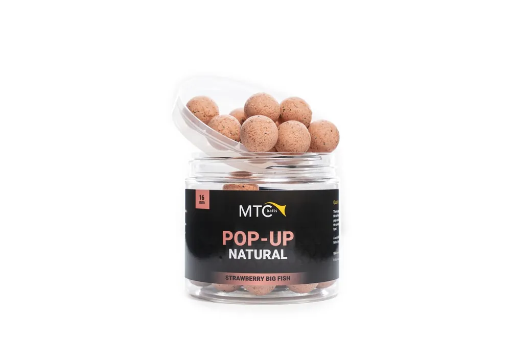 MTC Baits Pop-Up Natural Strawberry Big Fish