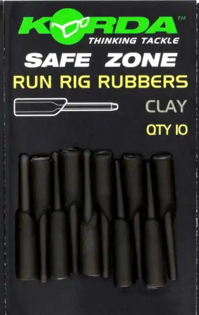 Korda Run Rig Rubbers Clay