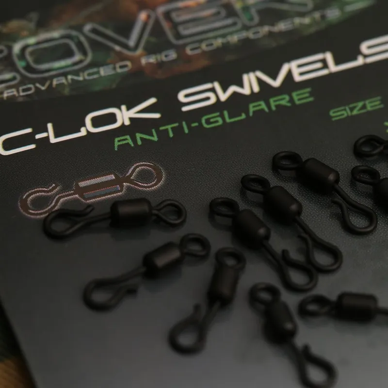 Gardner Covert C-Lock Swivels Size 12 Anti Glare