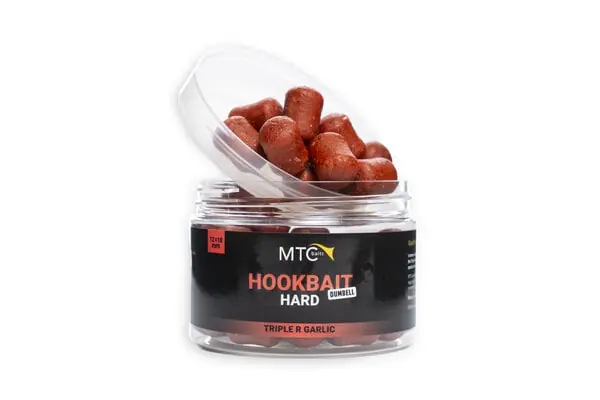 MTC Baits Hard Hookbaits Dumbells Triple R Garlic 12x18mm