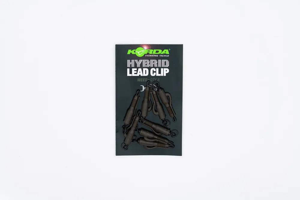 Korda Hybrid Lead Clips Weedy Green
