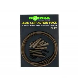 Korda Lead Clip Action Pack Clay
