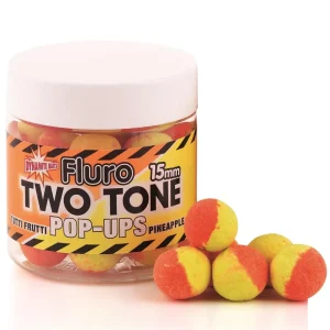 Dynamite Baits Fluro Two Tone Pop Up's Tutti & Pineapple