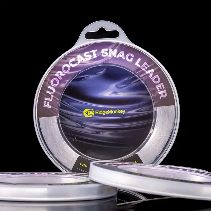 Ridgemonkey FluoroCast Snag Leader Clear 100m