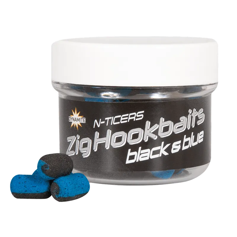Dynamite Baits N-Ticers Zig Hookbaits Black & Blue