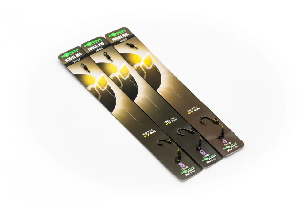 Korda Hinge Rig Barbless Choddy Mouth Trap 25lb-IQ2 20lb