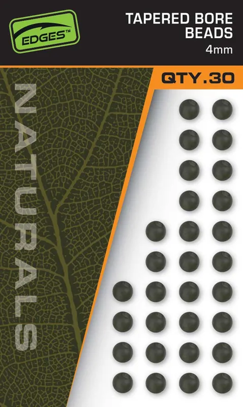 Fox Naturals Tapered Bore Beads 4mm
