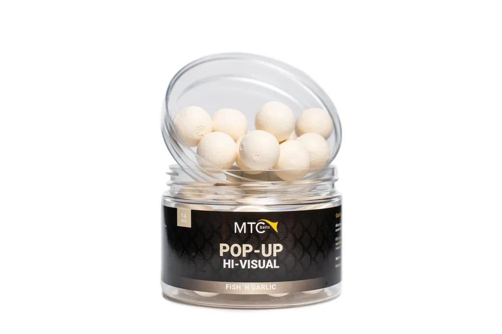 MTC Baits Pop-Up Hi-Visual Fish 'n Garlic 14mm