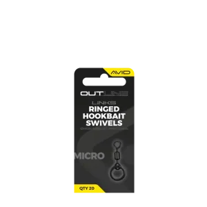 Avid Carp Outline Micro Ringed Hookbait Swivel Size 19