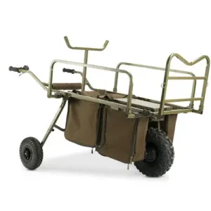 Nash Tackle Trax Evo Power Barrow & Wheel Kit Bundle