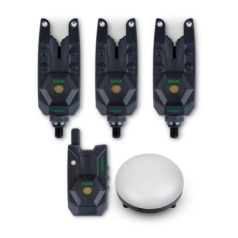 Sonik HeroX Bite Alarm Set 3+1+BL (R G B)