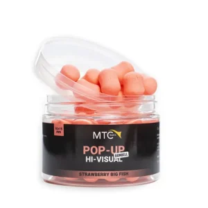 MTC Baits Pop-Up Hi-Visual Strawberry Big Fish 10x15mm