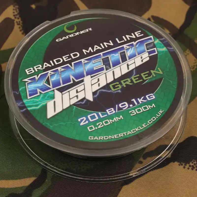 Gardner Kinetic Distance Braided Mainline 0,20mm 20lb 9,1kg 300m