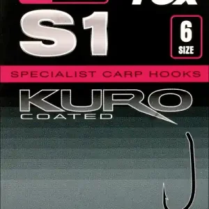 Fox Kuro S1 Hook - Barbless Size 8
