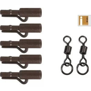 Anaconda 360° Flex Ring Swivel Safety Clip Kit Brown