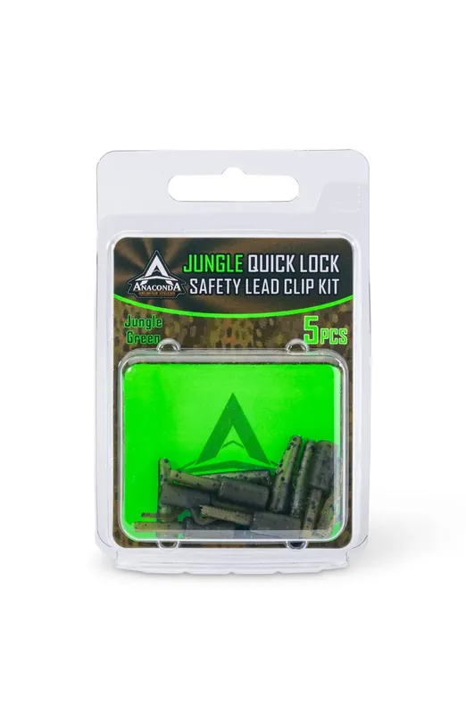 Anaconda QL Safety Lead Clip Kit Jungle Green