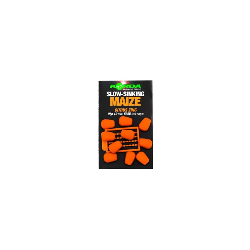 Korda Slow Sinking Maize Citruz Zing Orange