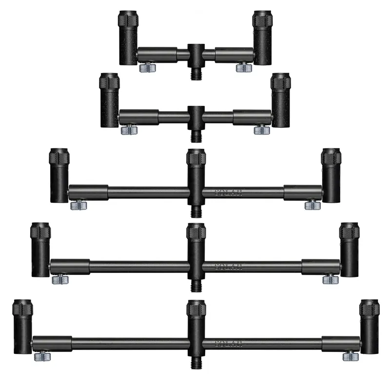 Solar Tackle Black-Lite Captive 2 Rod Adjustable Front Buzzer Bar (Captive Thumb Screws)