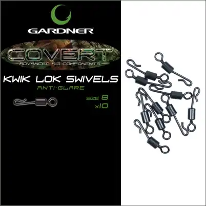 Gardner Covert Flexi Ring Kwik Lok Swivel Size 8 Anti Glare