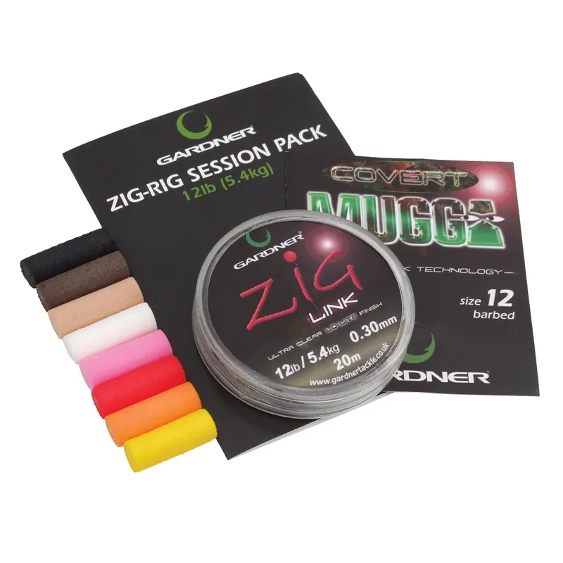 Gardner Zig Rig Session Pack 8lb Barbless