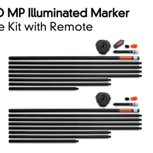Fox Halo Illuminated Marker Pole - 2 Pole Kit incl. Remote