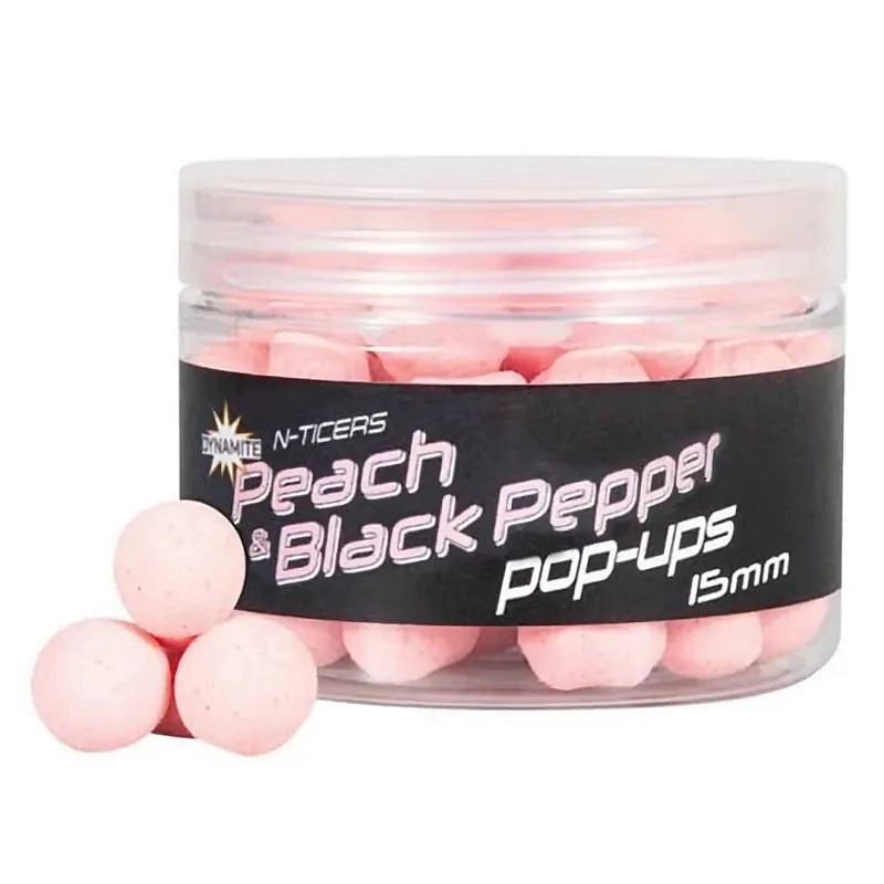 Dynamite Baits N-Ticers Peach & Pepper Pop Ups