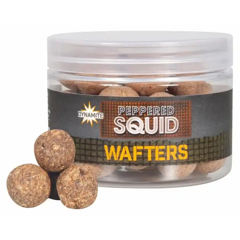 Dynamite Baits Peppered Squid Wafter 15mm