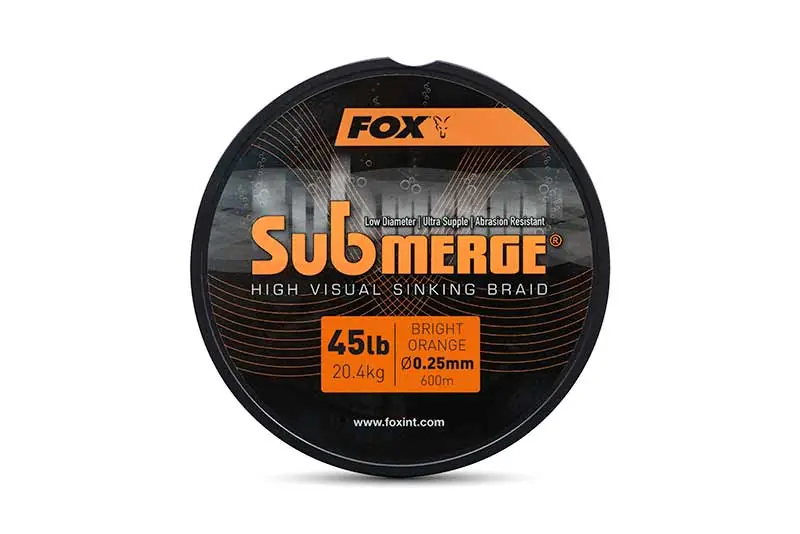 Fox Submerge Orange Braid 600m