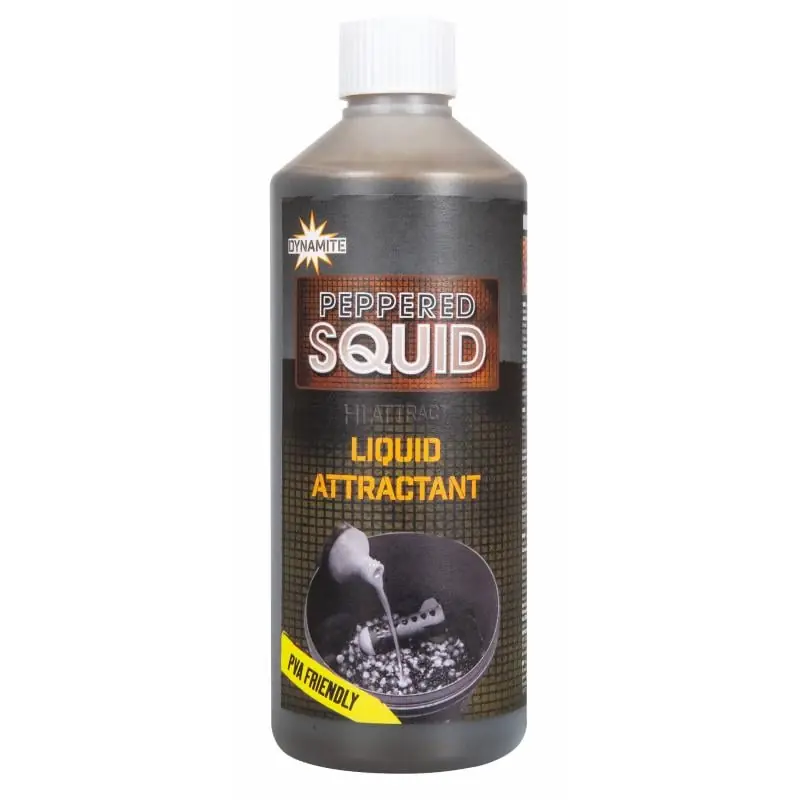 Dynamite Baits Peppered Squid Liquid 500ml