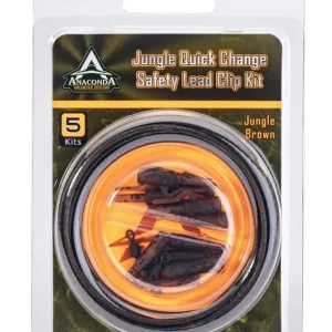 Anaconda Jungle Brown Quick Change Safety Lead Clip Kits