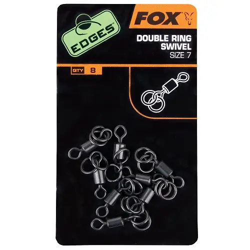 Fox Edges Double Ring Swivel Size 7 x 8