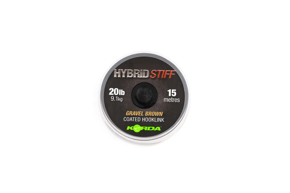 Korda Hybrid Stiff Gravel Brown 20lb 15m