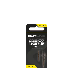 Avid Carp Outline FleckTone Pinned QC Lead Clip Kit