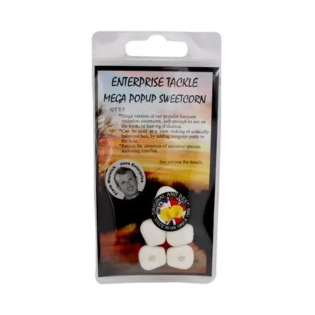 Enterprise Tackle Mega PopUp Sweetcorn white