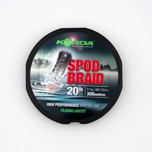 Korda Spod Braid 20lb 9,1kg 300m Fluoro Green