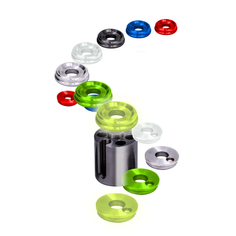 Solar Tackle Lock & Load Indicator End Caps 2pcs Red