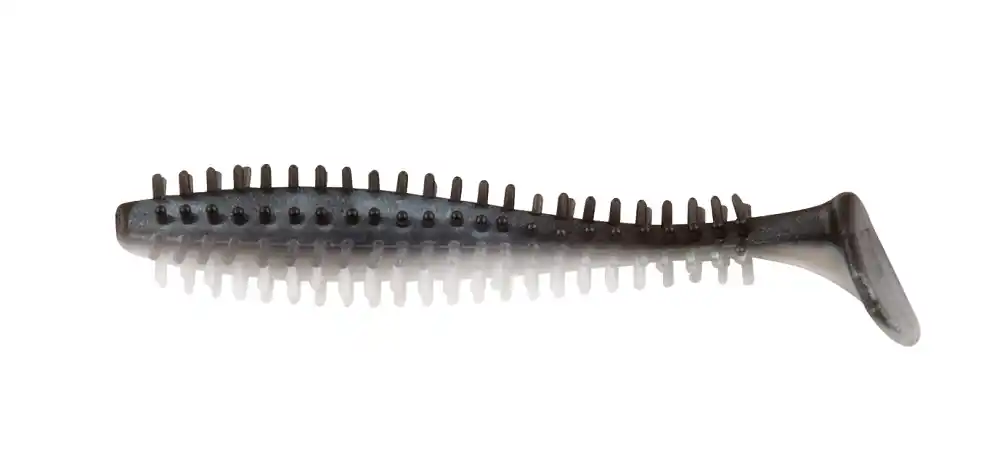 Fox Rage Spikey Shad 3.5" / 90 mm Bulk - Black 'n White