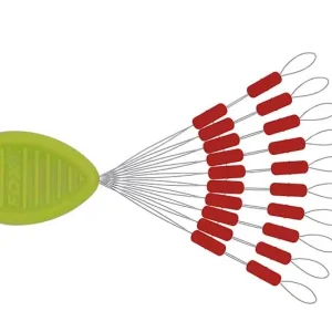 Fox Rage Predator Float Stops Red
