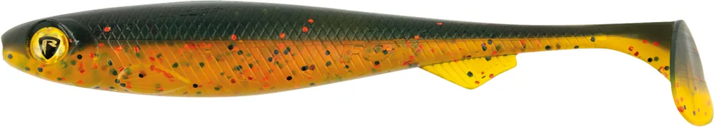 Fox Rage Slick Shad Ultra UV Bulk 9cm Dark Oil