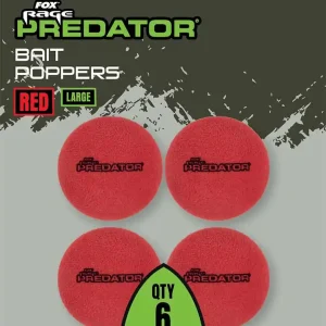 Fox Rage Predator Bait Poppers Red