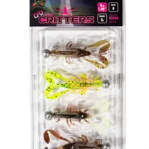 Fox Rage Ultra UV Micro Critter Mixed Colour Loaded Lure Pack 5cm