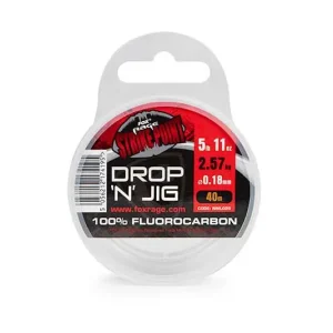 Fox Rage Strike Point Drop N Jig Fluorocarbon 40m