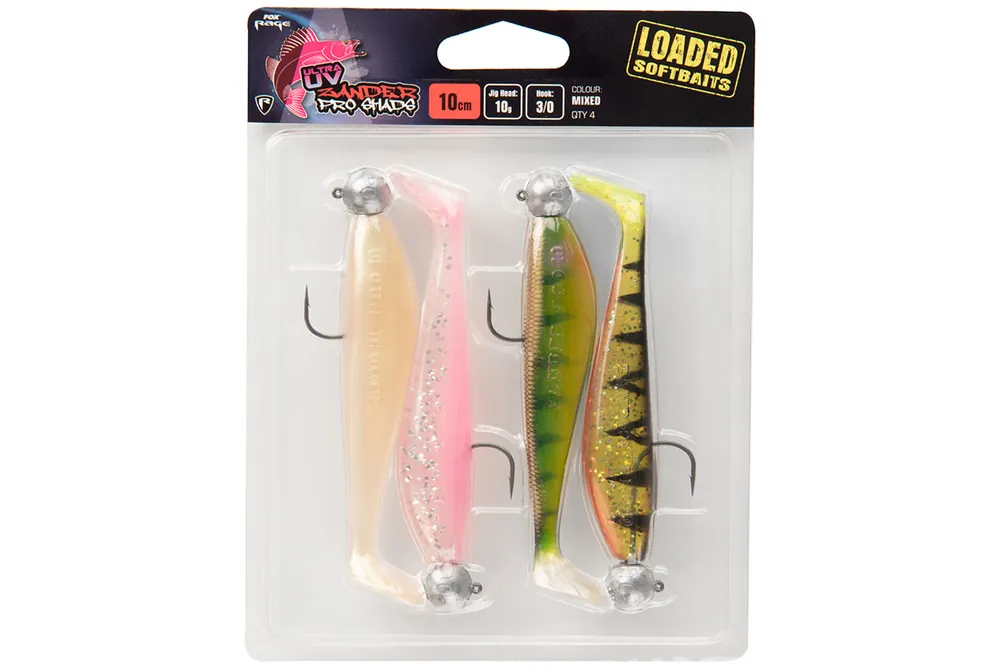 Fox Rage Zander Pro Loaded Ultra UV Mixed Colour Pack