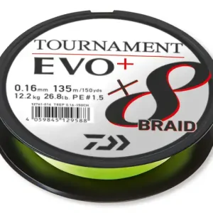 Daiwa Tournament X8 Braid EVO+ chartreuse 135m
