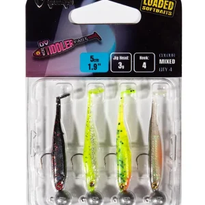 Fox Rage Ultra UV Micro Tiddler Fast Mixed Colour Lure Pack