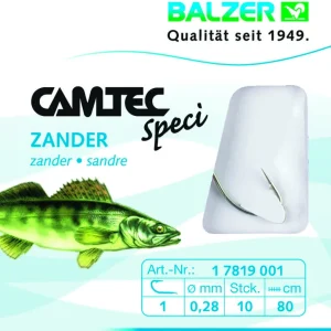 Balzer Camtec Speci Haken Zander Silber 80cm