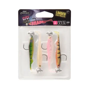 Fox Rage Slick Shad Loaded Ultra UV Mixed Colour Pack