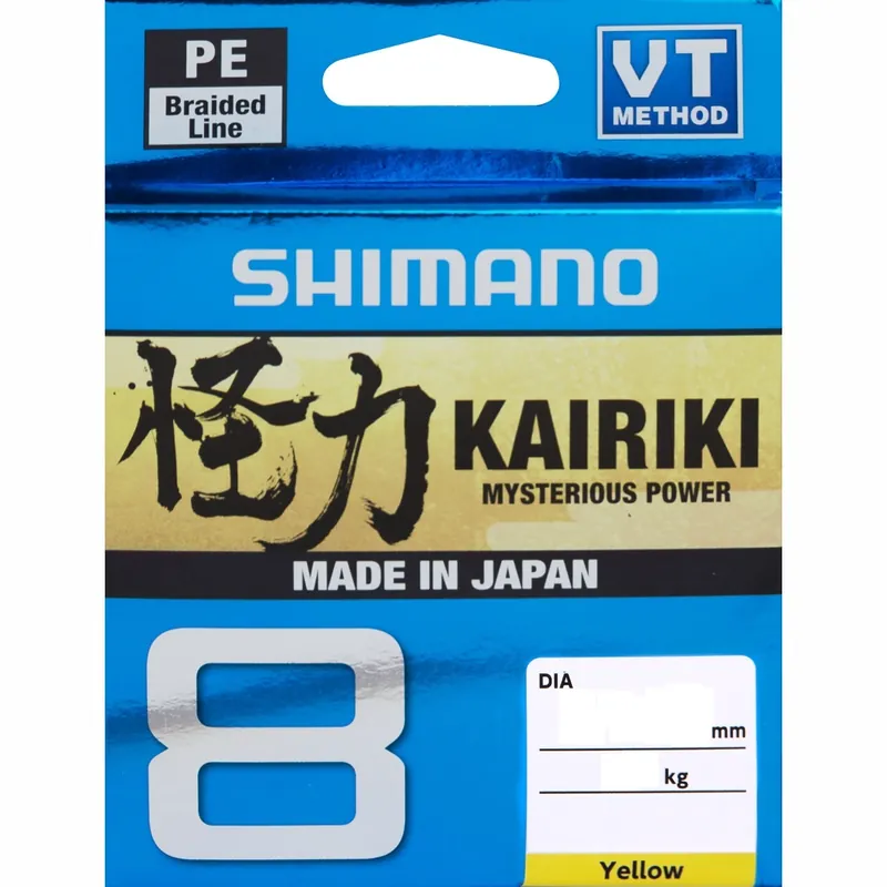 Shimano Kairiki 8 150m Yellow