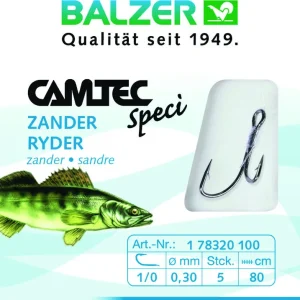 Balzer Camtec Speci Haken Ryder Brüniert 80cm