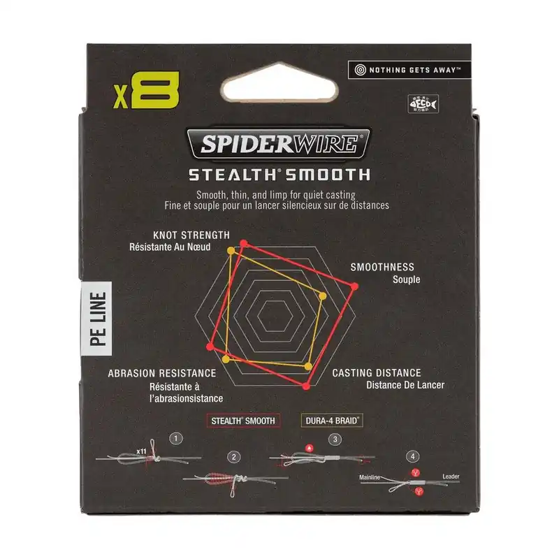 SpiderWire Smooth x8 PE Braid Blue Camo 150m